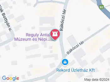 Mézeskalácsfalu Zirc a térképen