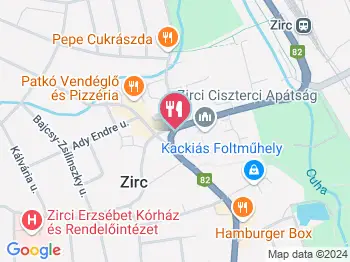 Zirci Apátsági Manufaktúra Zirc a térképen