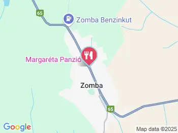 Margaréta Étterem & Panzió Zomba a térképen
