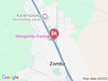 Margaréta Panzió Zomba a térképen