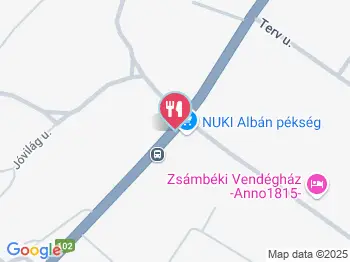 Benedekék falodája Zsámbék a térképen