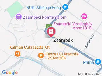 Elüldözöttek Emléke Zsámbék a térképen