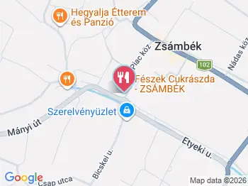 Fészek Cukrászda - Zsámbék Zsámbék a térképen