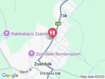 Gabriele Étterem Zsámbék a térképen