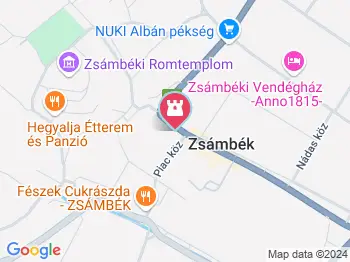 Keresztelő Szent János születése plébániatemplom Zsámbék a térképen