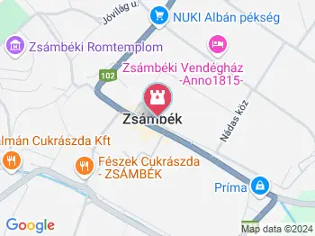 Lámpamúzeum Zsámbék a térképen