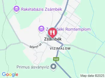 Lámpás Étterem és Galéria Zsámbék a térképen