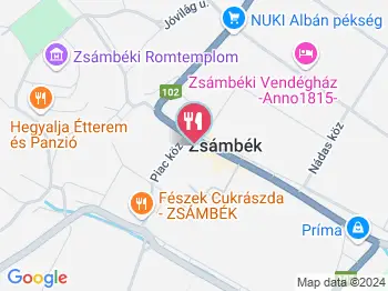 Notte Trattoria Zsámbék a térképen