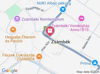 Premontrei Gyógynövénykert Zsámbék a térképen