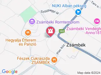 Török-kút Zsámbék a térképen