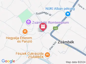 Zsámbék-Wettenberg emlékoszlop Zsámbék a térképen