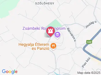 Zsámbéki Romtemplom és Kőtár Zsámbék a térképen