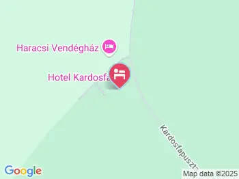 Hotel Kardosfa Zselickisfalud a térképen