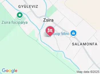 Bébi Lak Vendégház Zsira a térképen