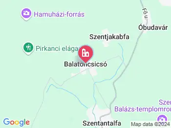 Balatoncsicsó a térképen