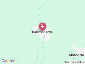 Balatonhenye a térképen