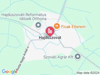 Hajdúszovát a térképen