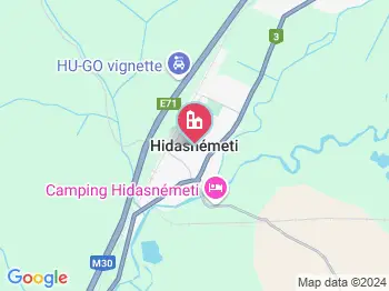 Hidasnémeti a térképen
