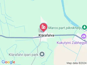 Klárafalva a térképen