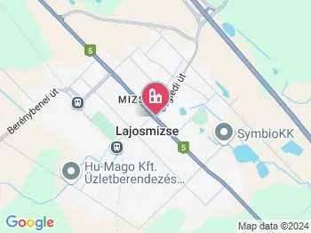 Lajosmizse szobor a térképen