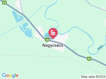 Nagycsécs a térképen