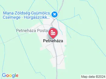 Petneháza a térképen