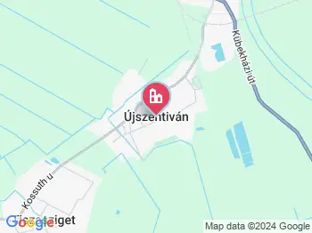 Újszentiván a térképen