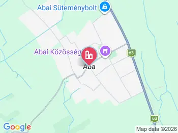 Aba a térképen