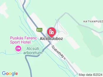 Alcsútdoboz a térképen