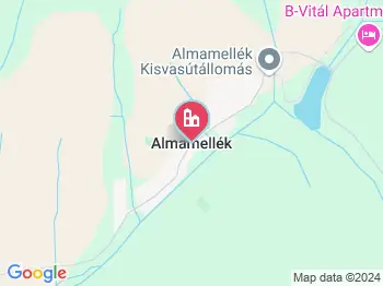 Almamellék a térképen