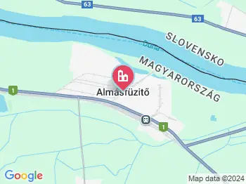 Almásfüzitő a térképen