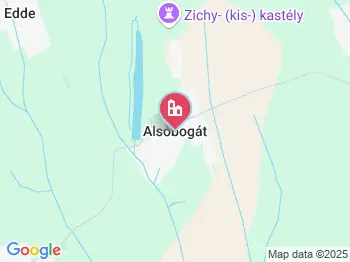 Alsóbogát kastély a térképen