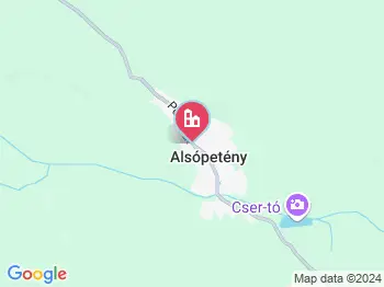 Alsópetény a térképen