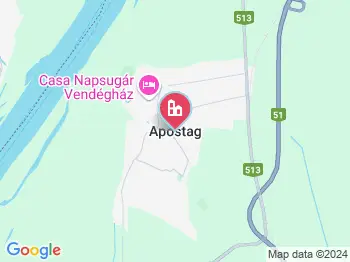 Apostag a térképen