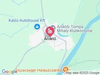 Ároktő a térképen