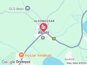 Aszófő a térképen