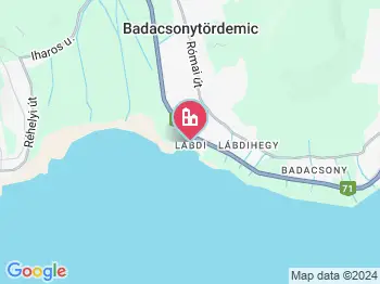 Badacsonylábdihegy a térképen