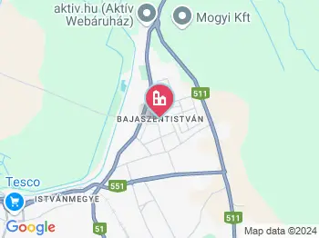 Baja - Szentistván a térképen