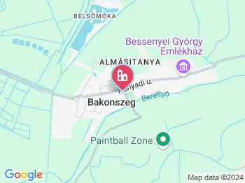 Bakonszeg a térképen