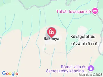 Bakonya a térképen