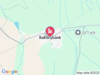 Bakonybánk a térképen