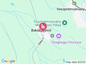 Bakonygyirót a térképen