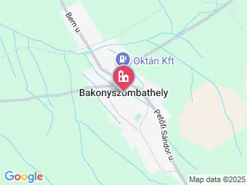 Bakonyszombathely a térképen