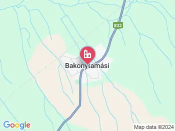 Bakonytamási a térképen