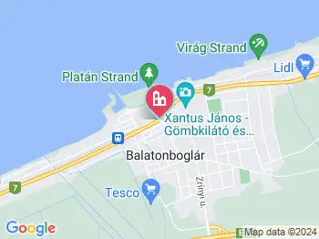 Balatonboglár szállások a térképen