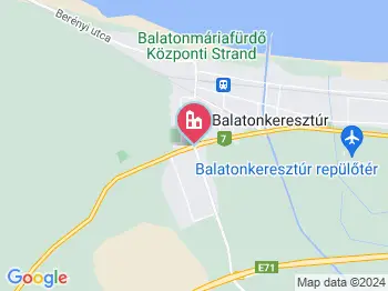 Balatonkeresztúr szállások a térképen