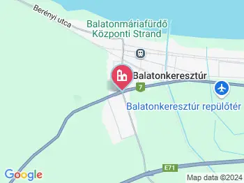 Balatonkeresztúr szállások a térképen