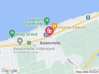 Balatonlelle éttermek a térképen