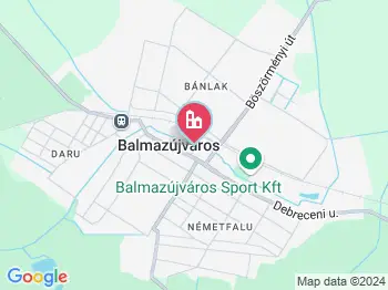 Balmazújváros szobor a térképen