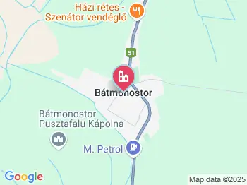 Bátmonostor a térképen